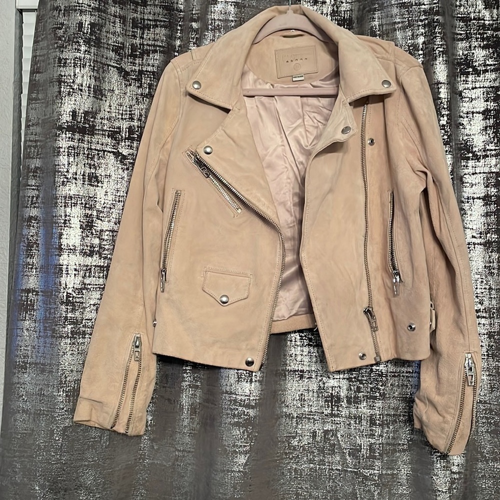Tan Suede Jacket size medium